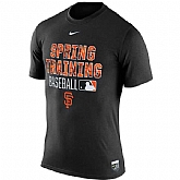 Men's San Francisco Giants Nike Black 2016 Authentic Collection Legend Team Issue Spring Training Performance T-Shirt,baseball caps,new era cap wholesale,wholesale hats